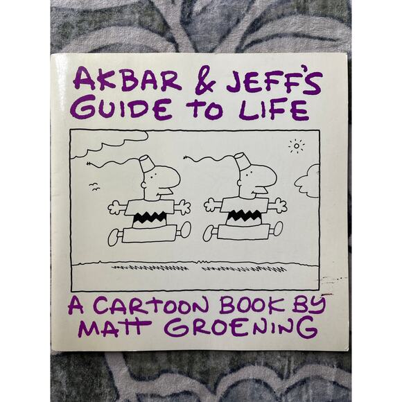 Akbar & Jeff's Guide to Life: A Cartoon Book by Matt Groening (Paperback, 1989) - Picture 1 of 4